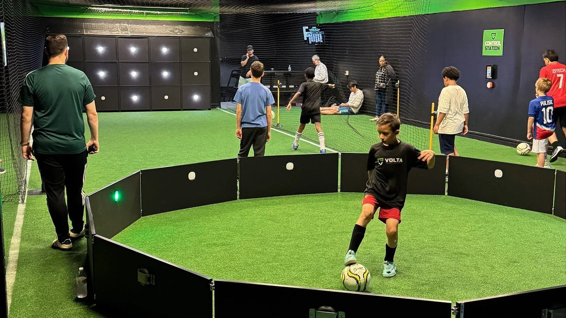 VOLTA Soccer Training Center: Elevating Youth Football with Goal Station by A-Champs ROX