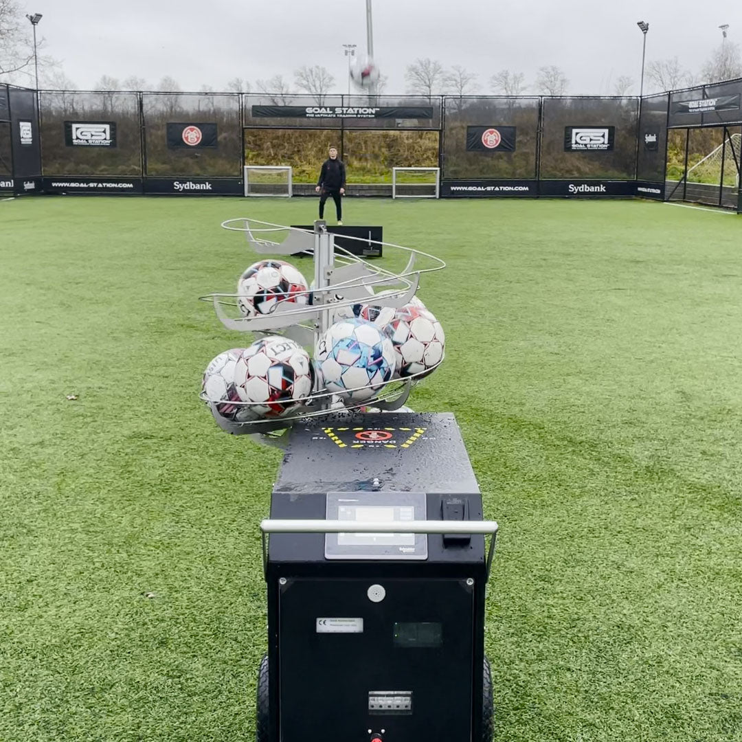 The Ball Cannon delivering a shot