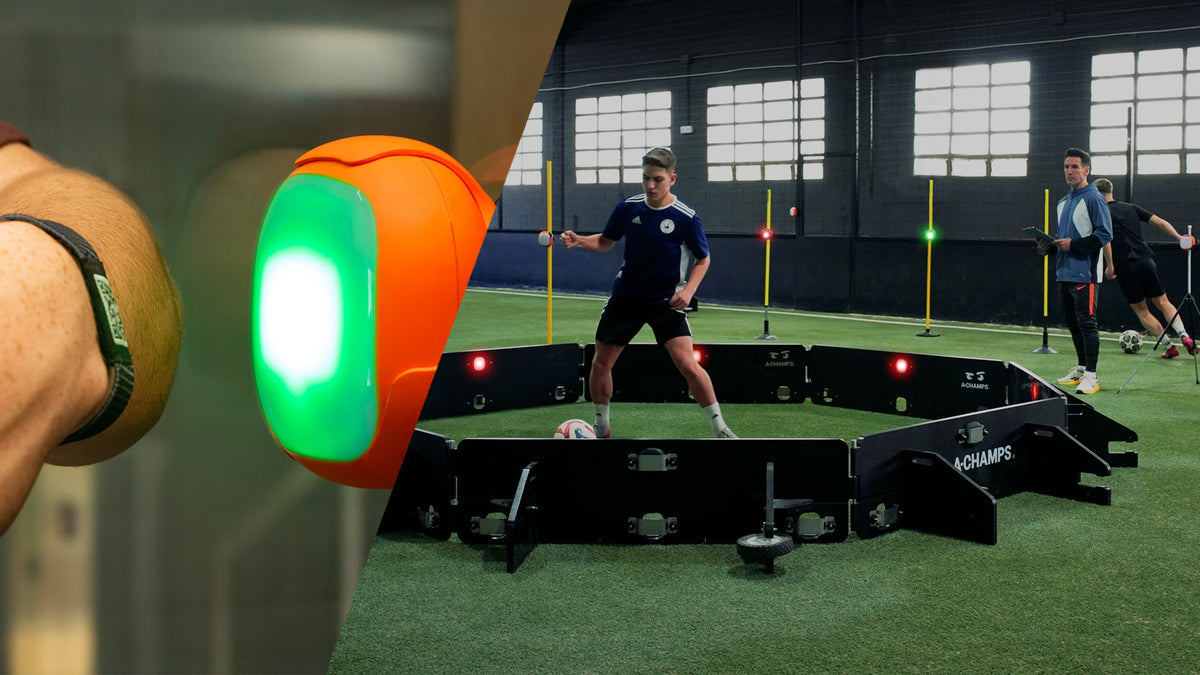 Player training alone in a Goal Station Environment S setup