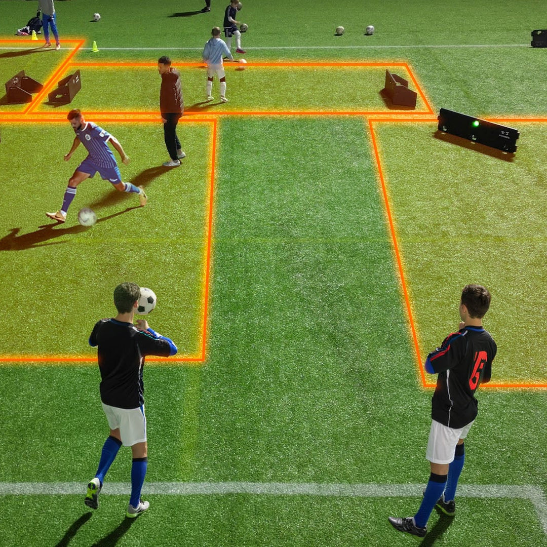 Multiple athletes active across stations