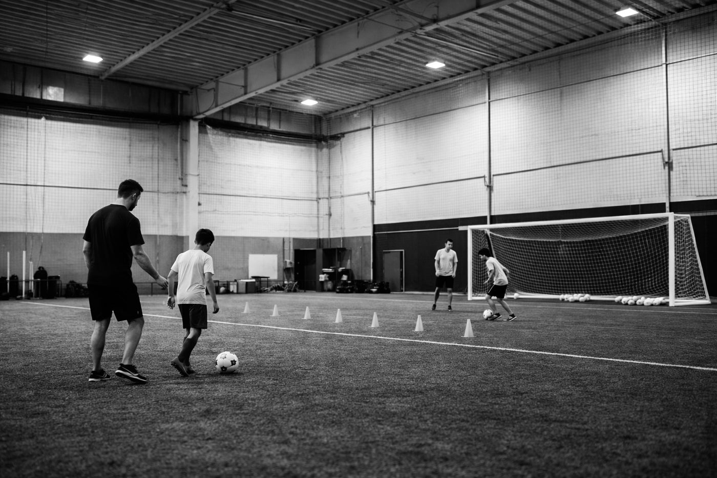 Facility space awaiting a training layout