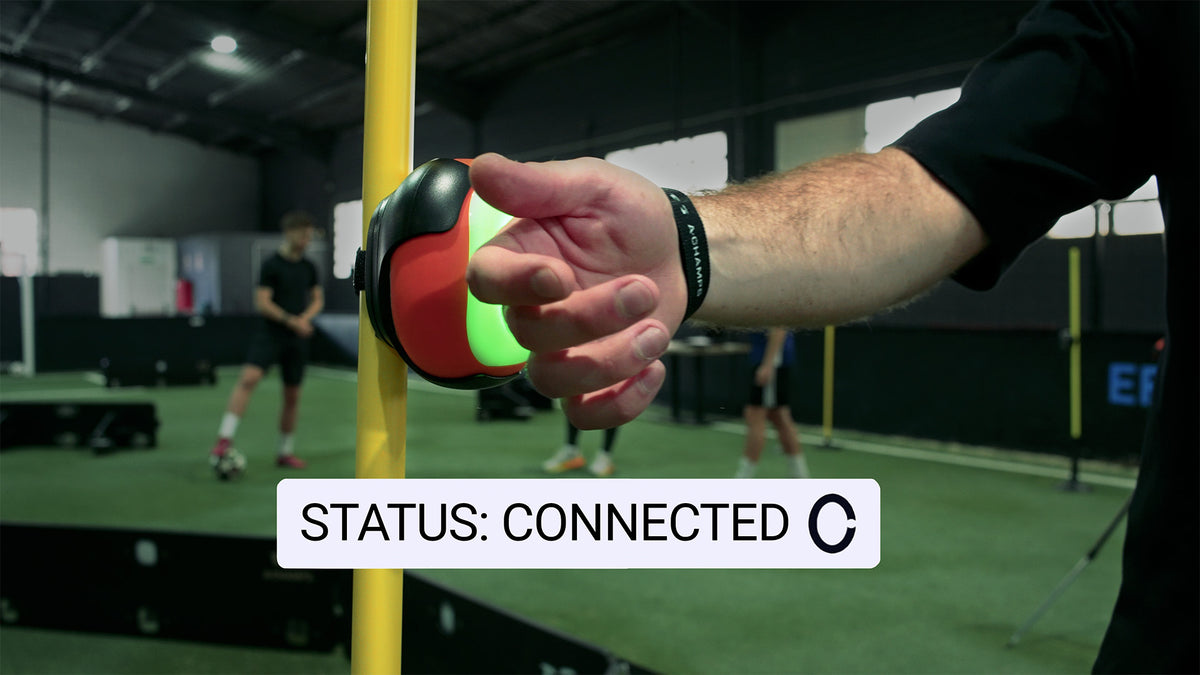 Player scanning in with an individual ID band