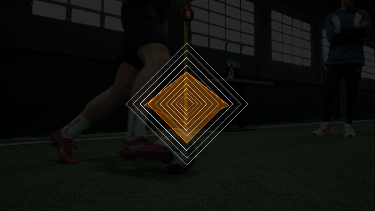 Player executing under pressure in a Goal Station environment