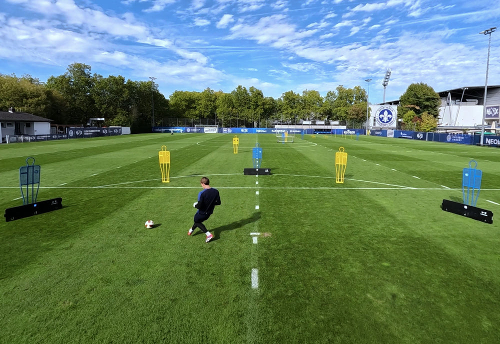 Player using the Passing Station