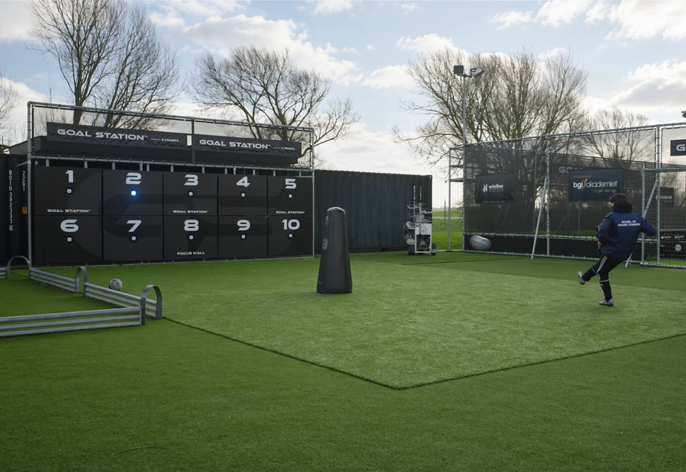 Player working on first touch